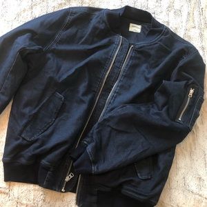 Men’s GAP Denim Bomber Jacket - size L